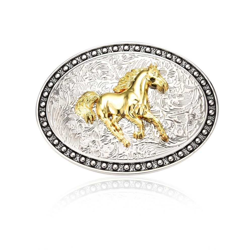 8857 Cowboy Belt Buckle, Western Belt Buckles , Horse Rodeo Belt Buckle